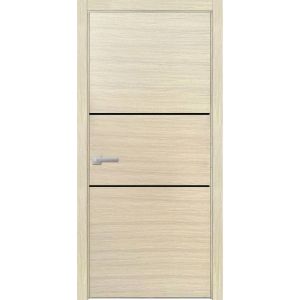 Modern Wood Interior Door with Hardware | Planum 0014 Natural Veneer | Single Panel Frame Trims | Bathroom Bedroom Sturdy Doors