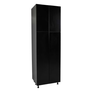 36" x 96" Utility Cabinet-Four Door-with Black Matte door