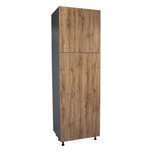24" x 90" Utility Cabinet-Four Door-with Natural Teak door