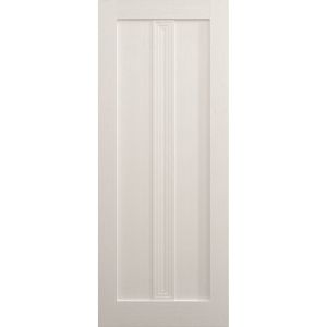 Slab Door Panel 18 x 80 inches | Ego 5006 Painted White Oak | Wood Veneer Doors | Pocket Closet Sliding Barn