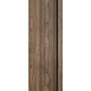 Slab Barn Door Panel | Planum 0011 Walnut | Sturdy Finished Flush Modern Doors | Pocket Closet Sliding
