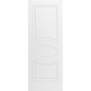 Slab Door Panel 18 x 80 inches / Mela 7001 Matte White / Modern Finished Doors / Pocket Closet Sliding Barn