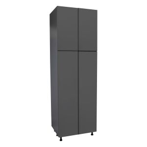 24" x 84" Utility Cabinet-Four Door-with Grey Gloss door