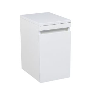 Side Vanity Cabinet NIAGARA Collection White High Gloss Color 12"