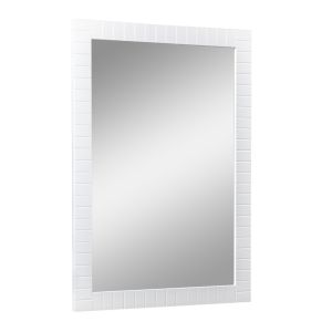 Mirror For Bath Vanity Trevi Collection White Matte - 28"