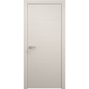 Interior Solid French Door 18 x 80 inches | Ego 5000 Painted White Oak | Single Regular Panel Frame Handle | Bathroom Bedroom Modern Doors