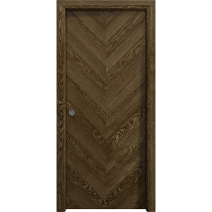 Sliding Pocket Door 18 x 84 inches | Ego 5005 Marble Oak | Kit Rail Hardware | Solid Wood Interior Bedroom Modern Doors