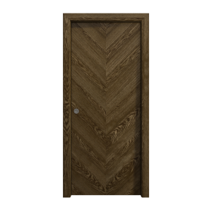 Sliding Pocket Door 18 x 84 inches | Ego 5005 Marble Oak | Kit Rail Hardware | Solid Wood Interior Bedroom Modern Doors