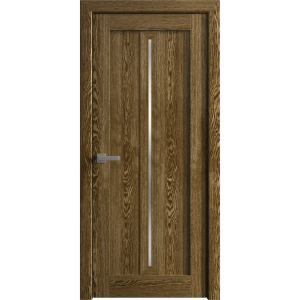 Interior Solid French Door 18 x 80 inches | Ego 5014 Marble Oak | Single Regular Panel Frame Handle | Bathroom Bedroom Modern Doors