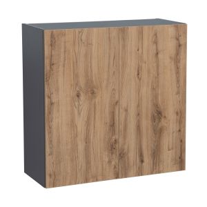 33" x 30" Wall Cabinet-Double Door-with Natural Teak door