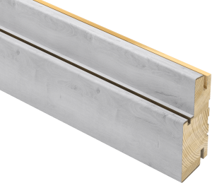 Wooden Door Frame (Jamb) for Swing Doors Nordic White Color