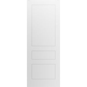 Slab Door Panel 18 x 80 inches / Mela 0733 Painted White / Modern Finished Doors / Pocket Closet Sliding Barn