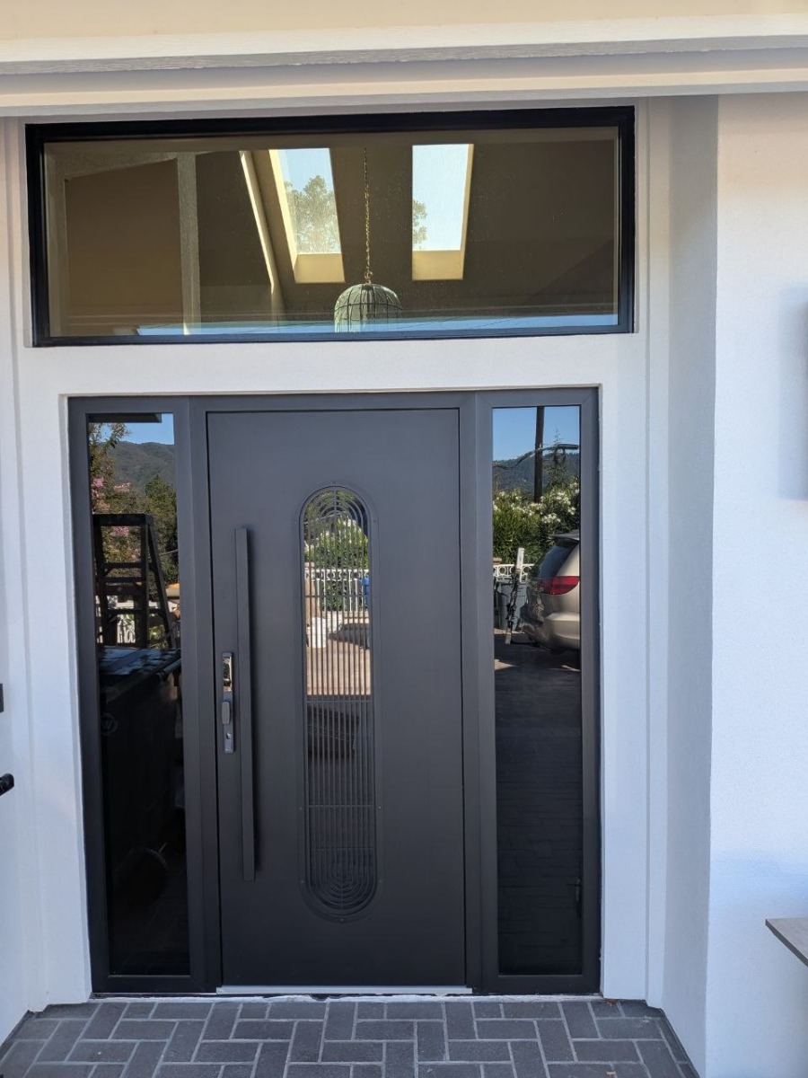 Ronex 0521 Black with double sidelights with clear-mirrored glass