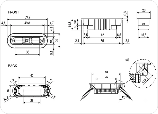 Install the striking plate